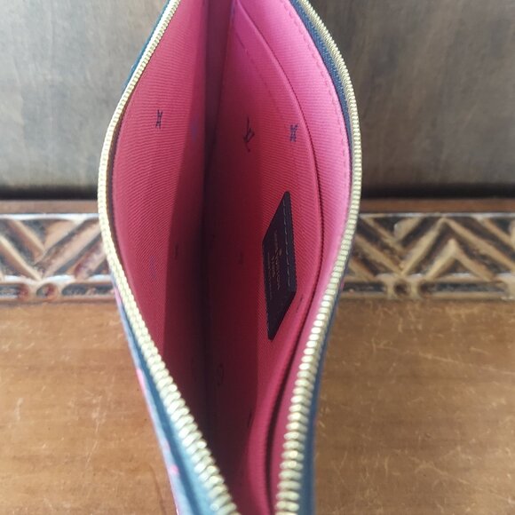 Louis Vuitton Monogram Spring in the City Neverfull MM Midnight Fuchsia Pochette - Picture 7 of 13